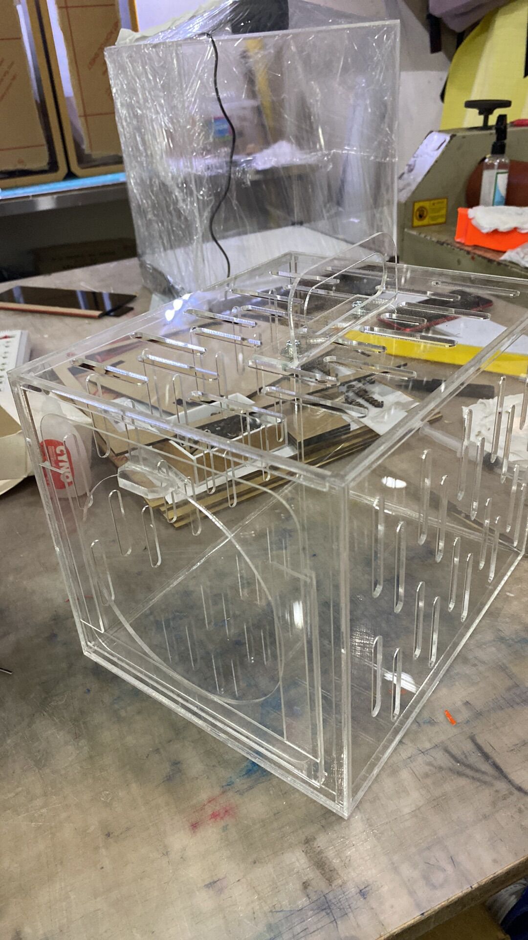 Curated visual reference: Gallery Detail: Acrylic Bird Cage Enclosure
