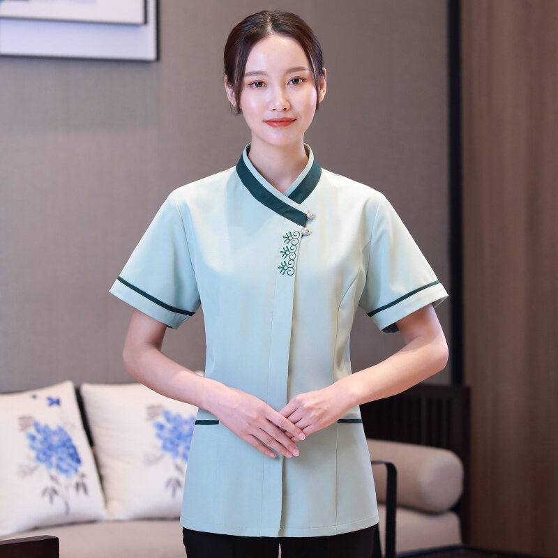 Cleaning Work Clothes ShortSleeved Summer Clothes Women's Hotel Guest