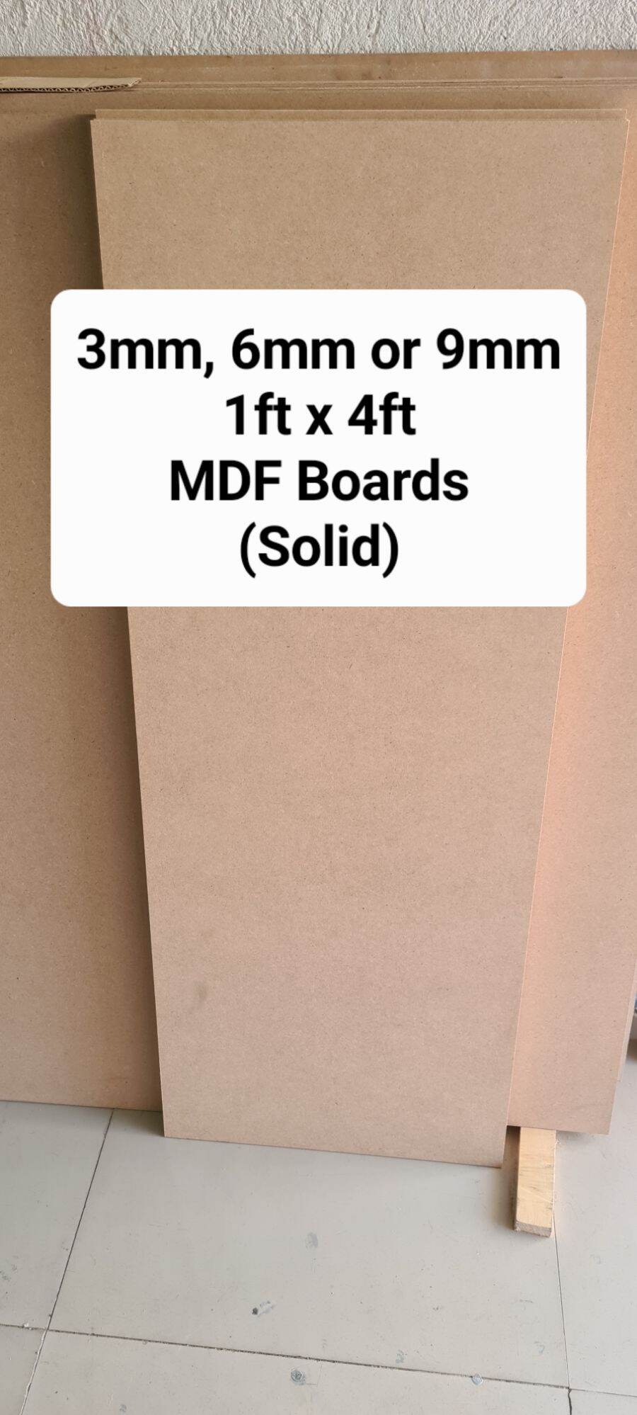 MDF Boards (Solid) 1ft x 4ft Lazada PH