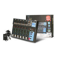 NEW BAXS audio mixer 7 channel with equalizer MG07BT Propesyonal Audio Mixer built-in na EQ/recording function Suportahan ang Bluetooth/USB/MP3/PC playback kagamitan sa pag-awit Mixer audio sound system bluetooth