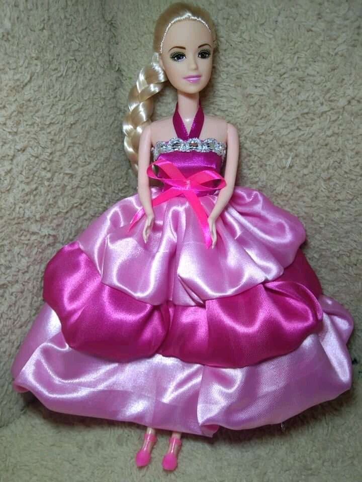 Rubberized Barbie doll with Dress (+freebies) Lazada PH