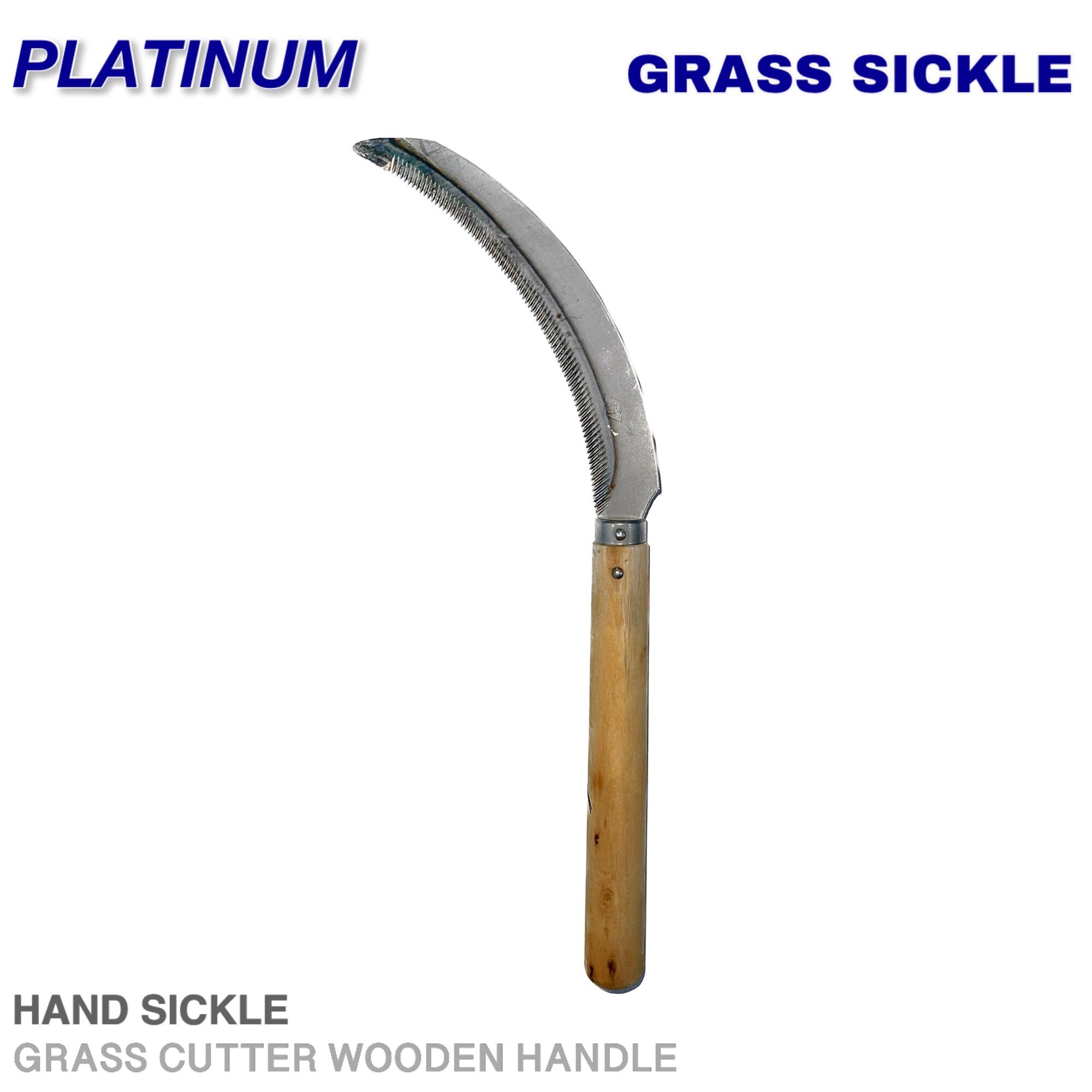Grass Cutter Hand Sickle With Wooden Handle Gardening Tool Karit Singkaw Lazada PH