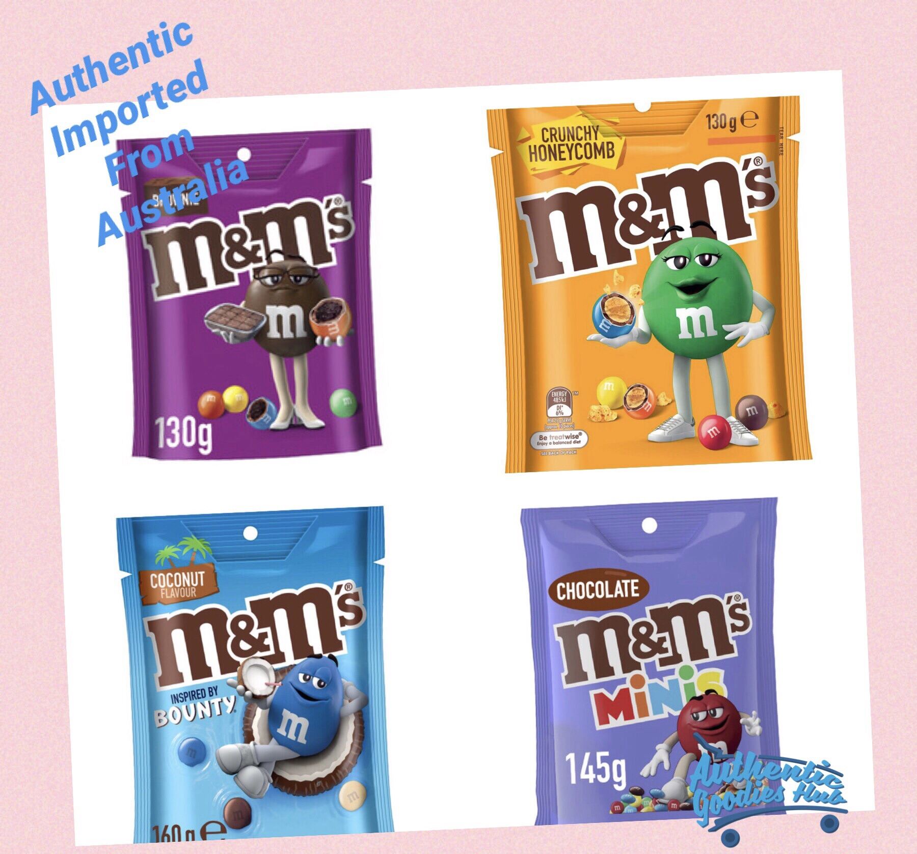 M&m's Milk Chocolate Brownie Share Bag 130g