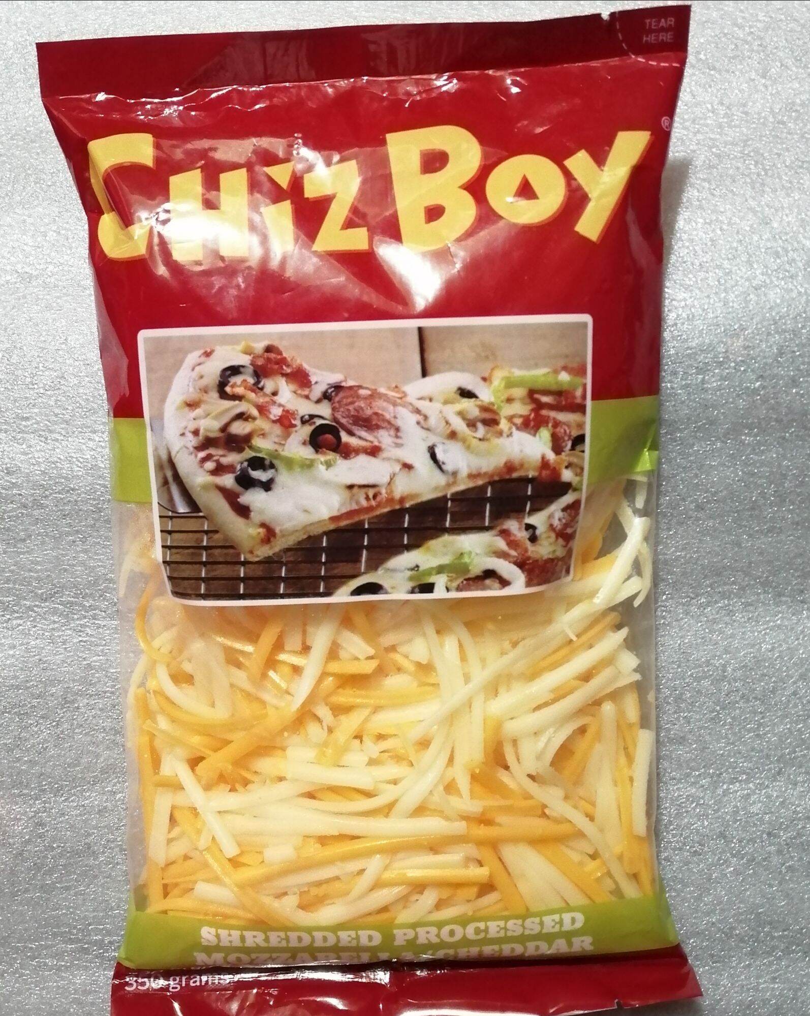 Chiz Boy Shredded Processed Mozarella Cheddar Cheese 350g Lazada PH