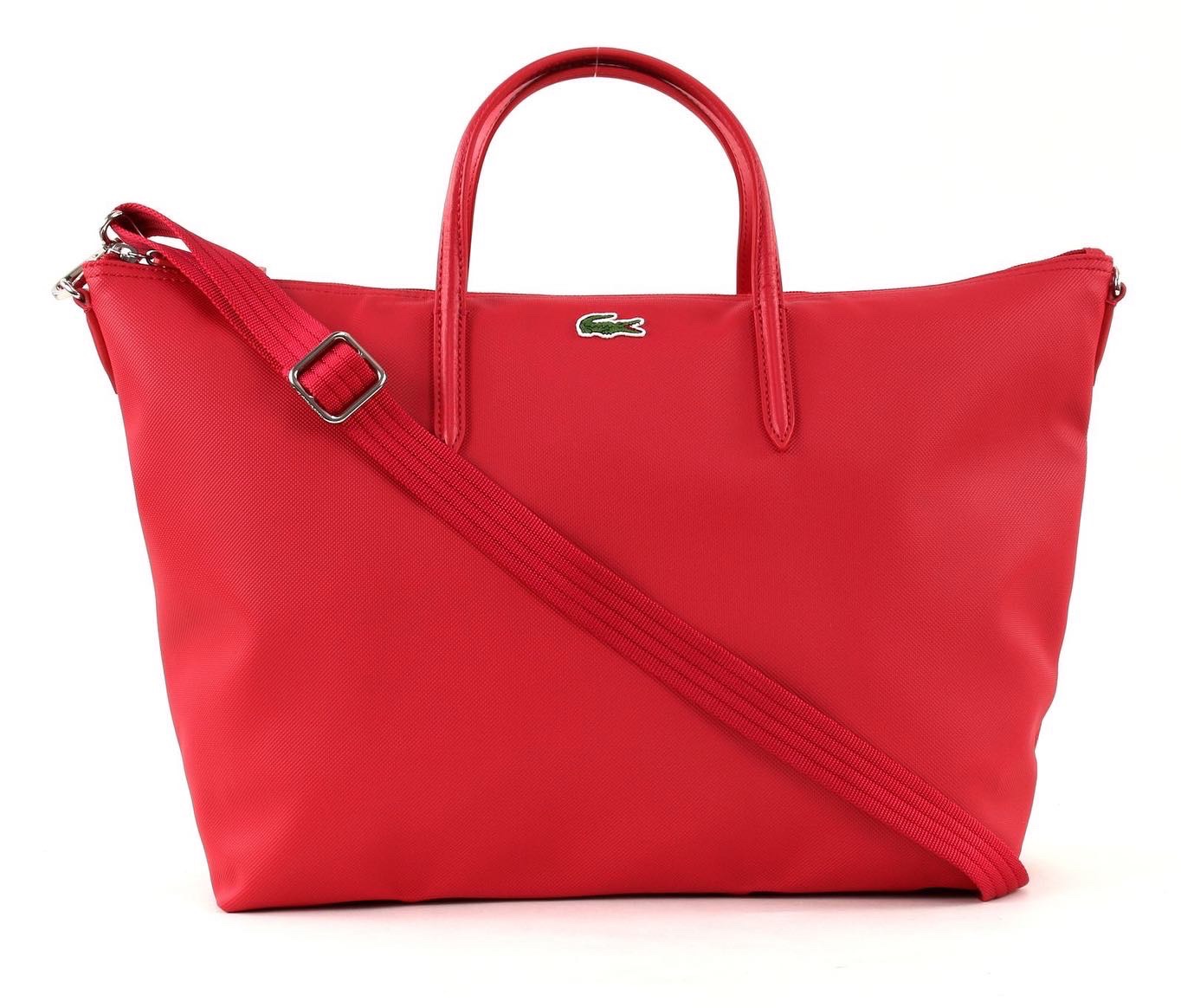 Original LACOSTE L.12.12 Concept SStrap L Shopping Bag Virtual Pink ...