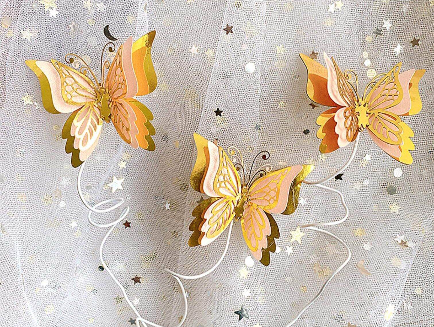 BUTTERFLY CAKE TOPPERS (Big) w/ WIRE Lazada PH