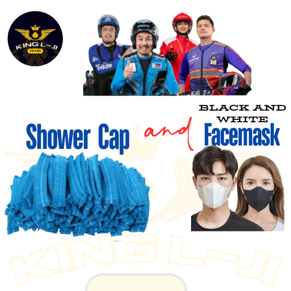 Shower Cap Para Sa Angkas Joyride Move It Passenger Bouffant Cap Clip Cap  Disposable. 