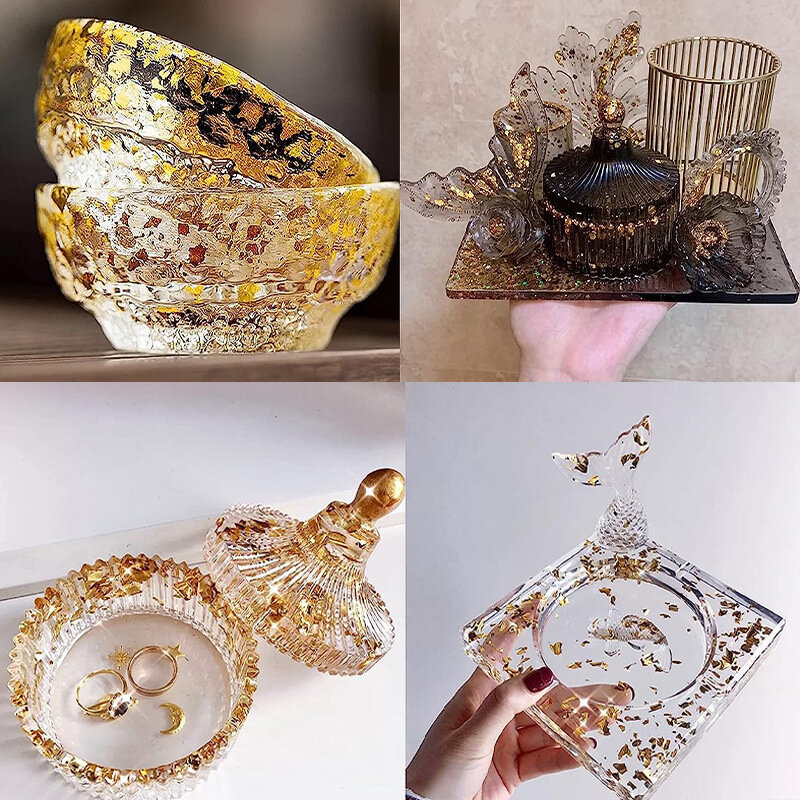 100pcs Art Craft Design Paper 9cm Sheets Practical Imitation Gold Silver Rose Gold Leaf for Gilding DIY Craft Party Decoration.