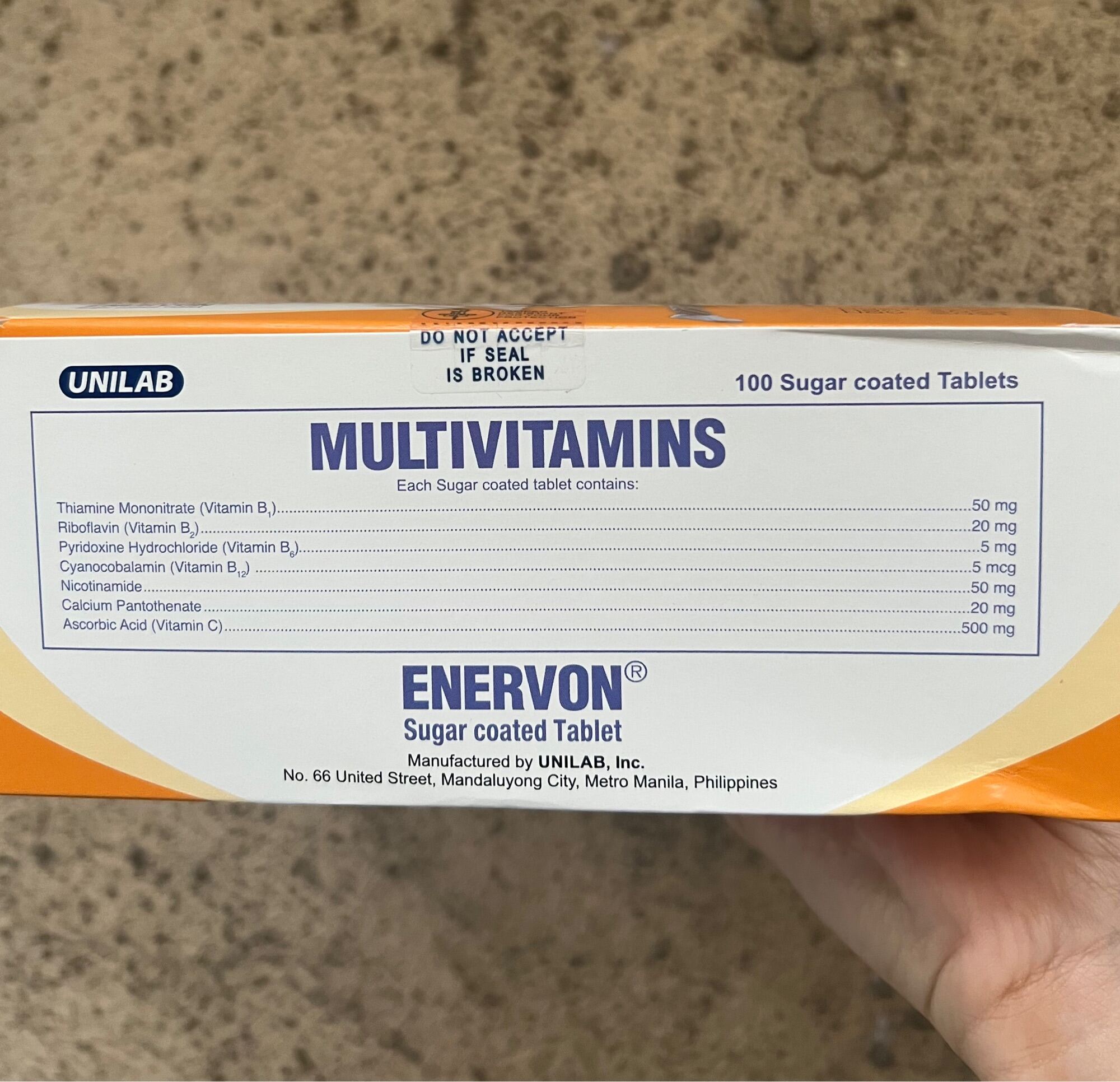 ENERVON C Multivitamins for Adults 100 tablets 100 AUTHENTIC (EXP. NOV