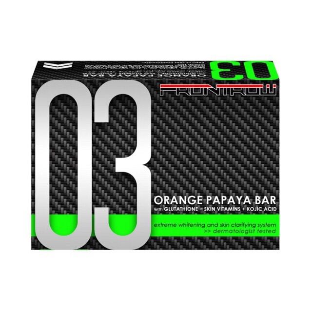 LUXXE WHITE FRONTROW Orange Papaya Bar with Glutathione & Vitamin C