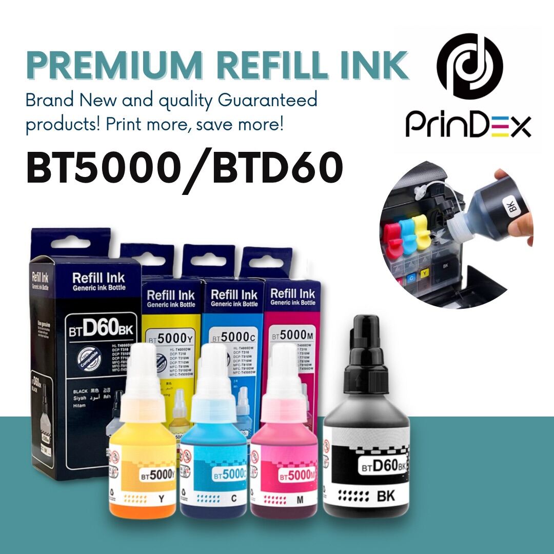 Brother Dye Ink Refill Compatible with DCP-T Series Printers