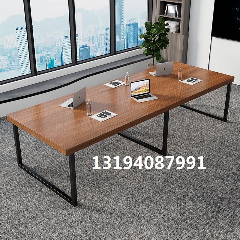 Conference Table Combination Office Desk Office Desk Long Table Log