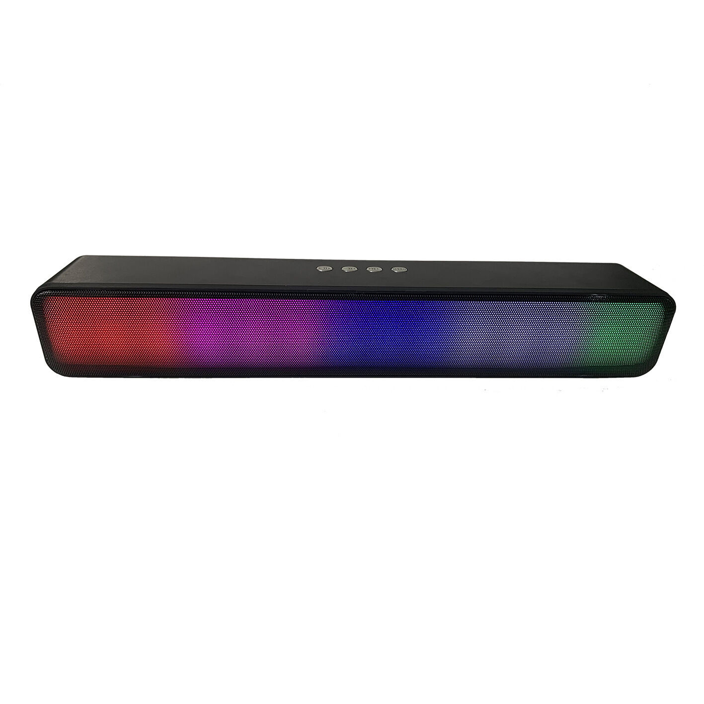 RGB Soundbar Bluetooth Speaker, Long Strip Desktop Speaker with Bass ...