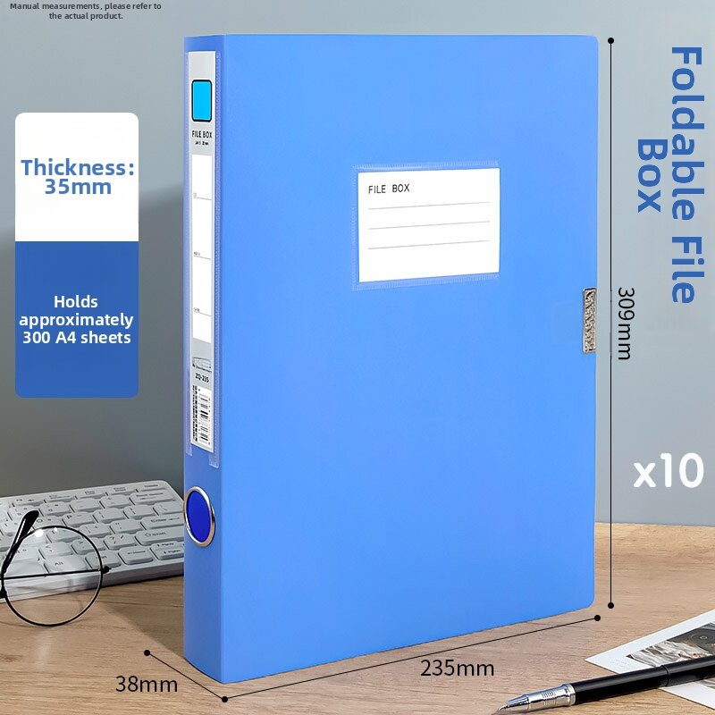 ZEEGO | Durable Anti-drop Thick File Storage Box PP Material