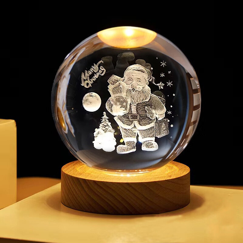 【COD】3D Luminous Crystal Ball Night Light Unicorn Night Lamp Angel Crystal Ball Lamp LED Night Light Crystal Ball USB Night Lamp Bedroom Bedside Lamp Small Table Lamp Desktop Decoration Home Decor Christmas Gifts Birthday Gifts Valentines Day Gifts