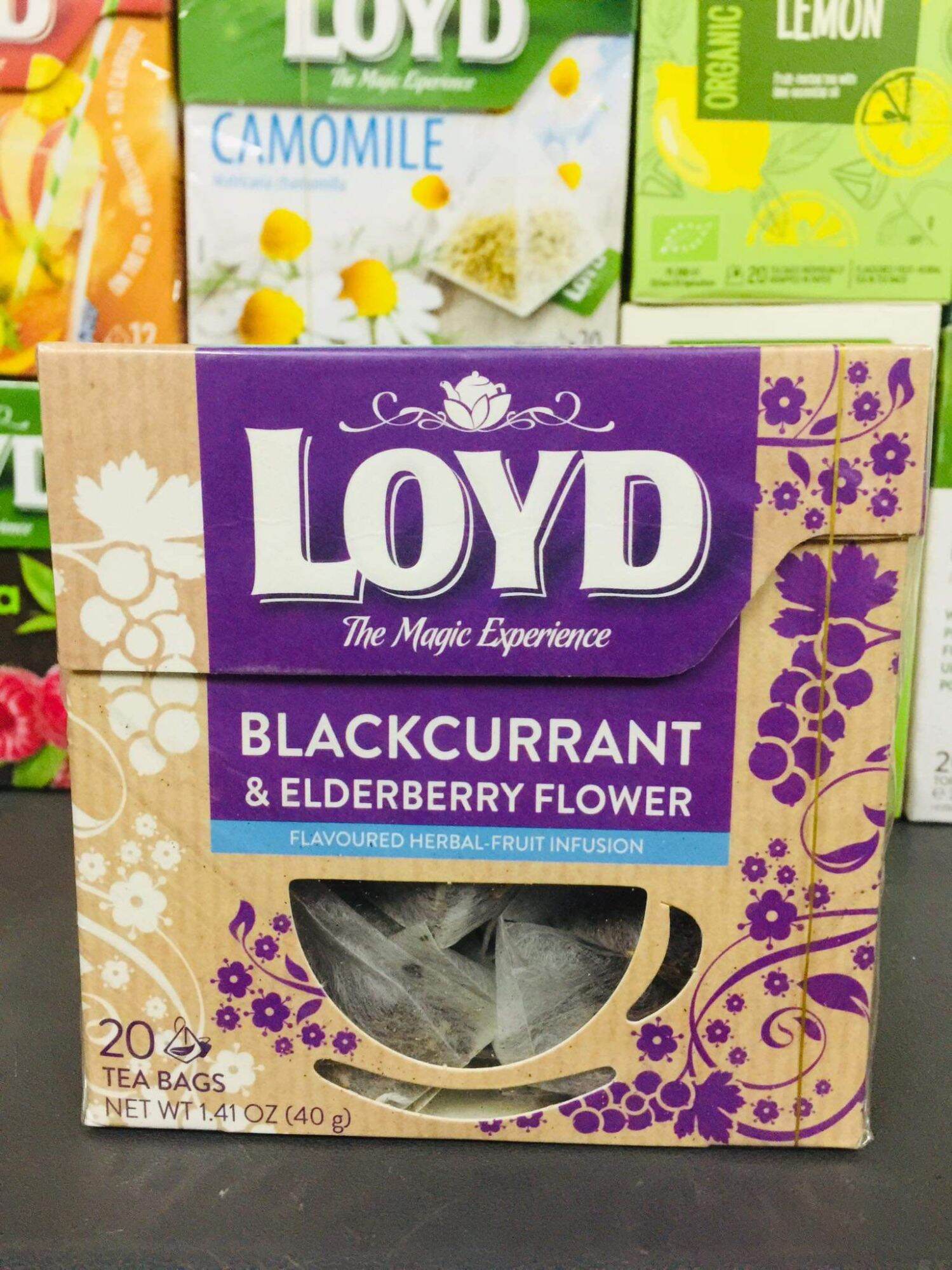 Loyd Blackcurrant & Elderberry Flower Tea 40g Lazada PH