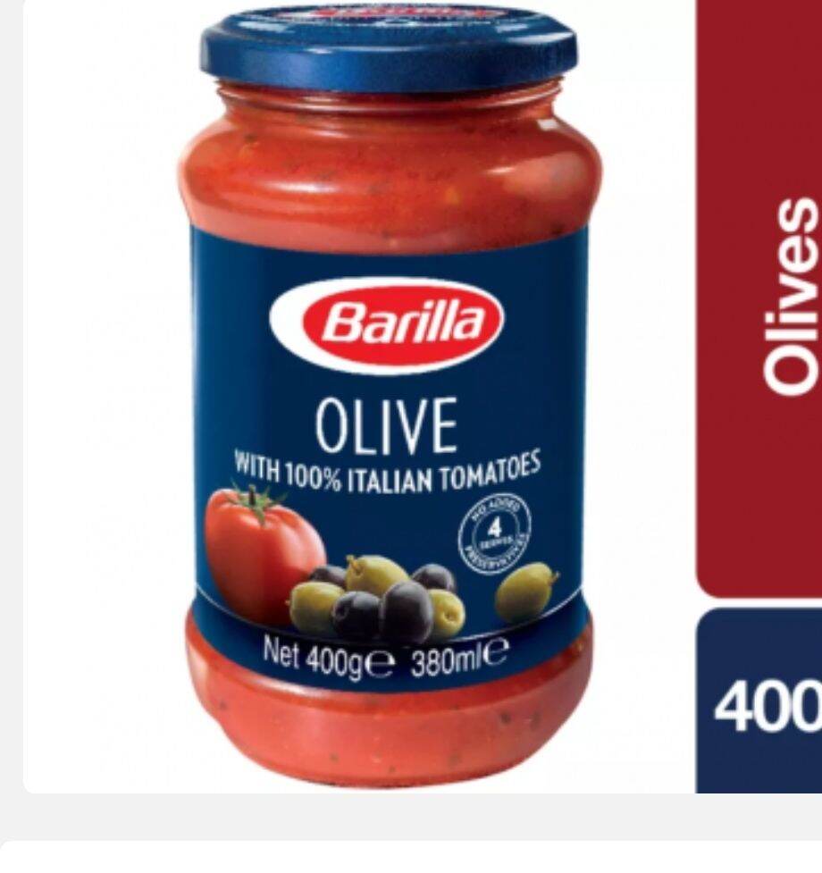 BARILLA PASTA SAUCE W/ OLIVE 400G. Lazada PH