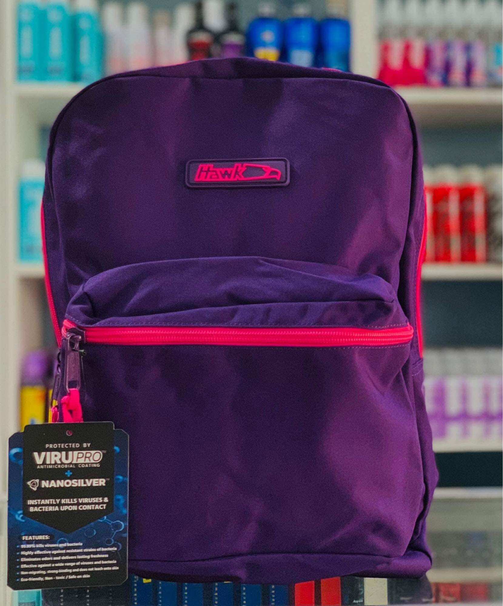 5449 Backpack Hawk Bag Black And Violet Hawk Bag Pink And Blue