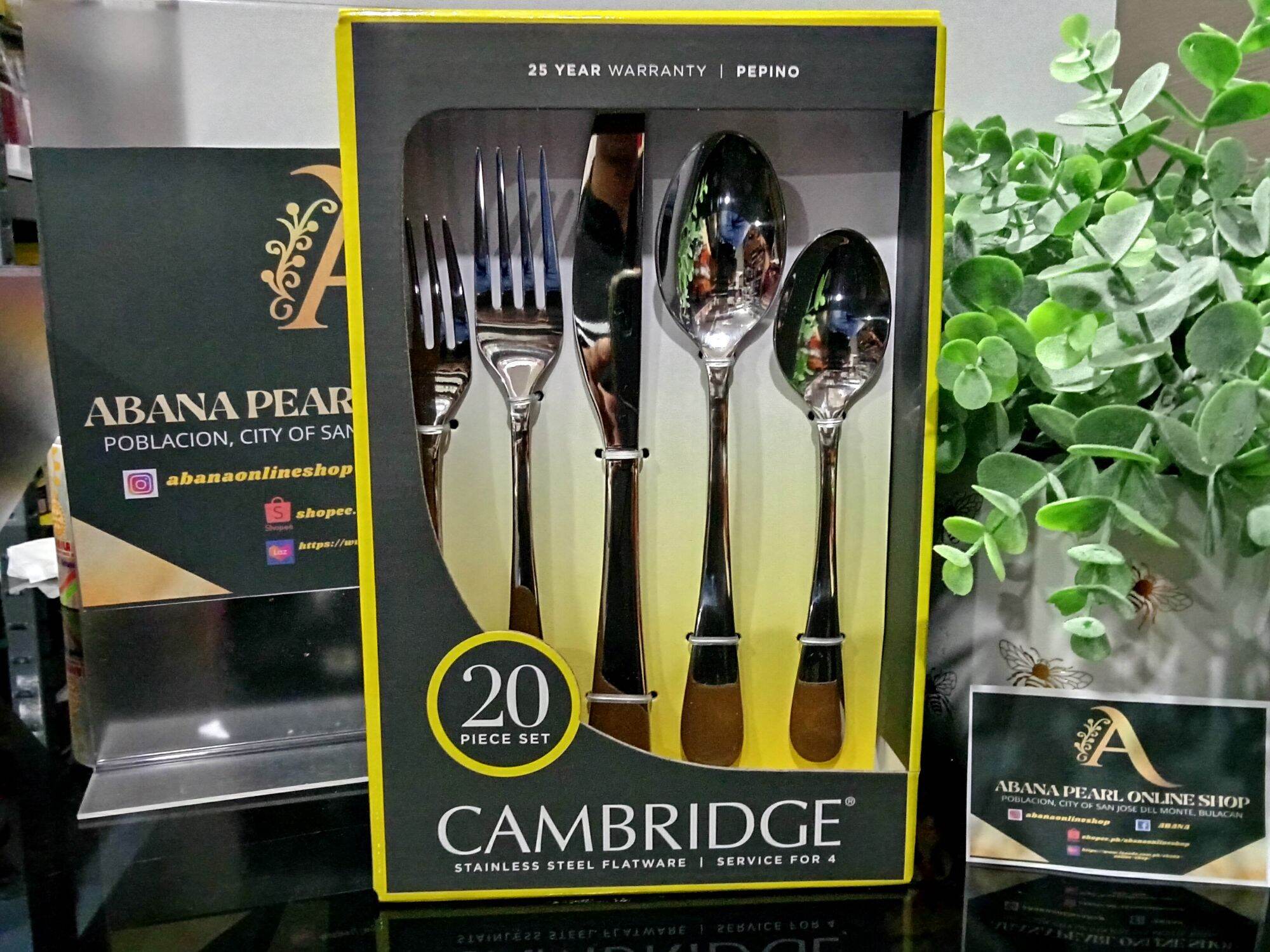 Cambridge Stainless Steel flatware 20 piece set Lazada PH