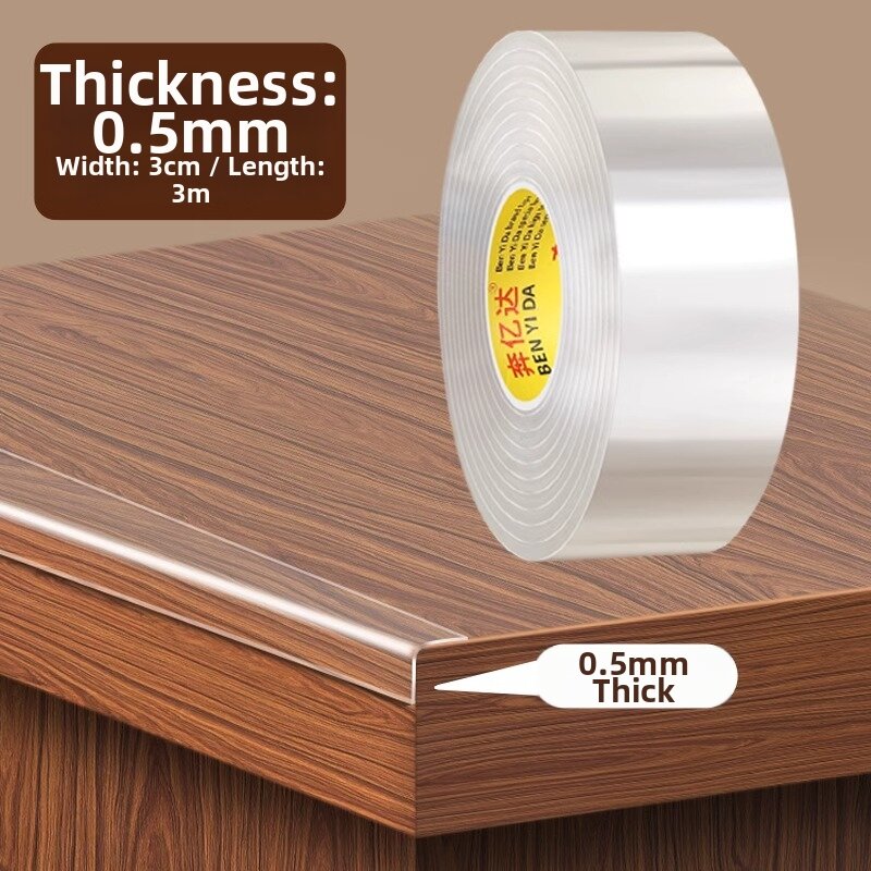 Transparent Silicone Protection Cover Edge Guard for Glass Windows Doors Tables Corners Furniture Soft Rubber Pad Bumper Strip