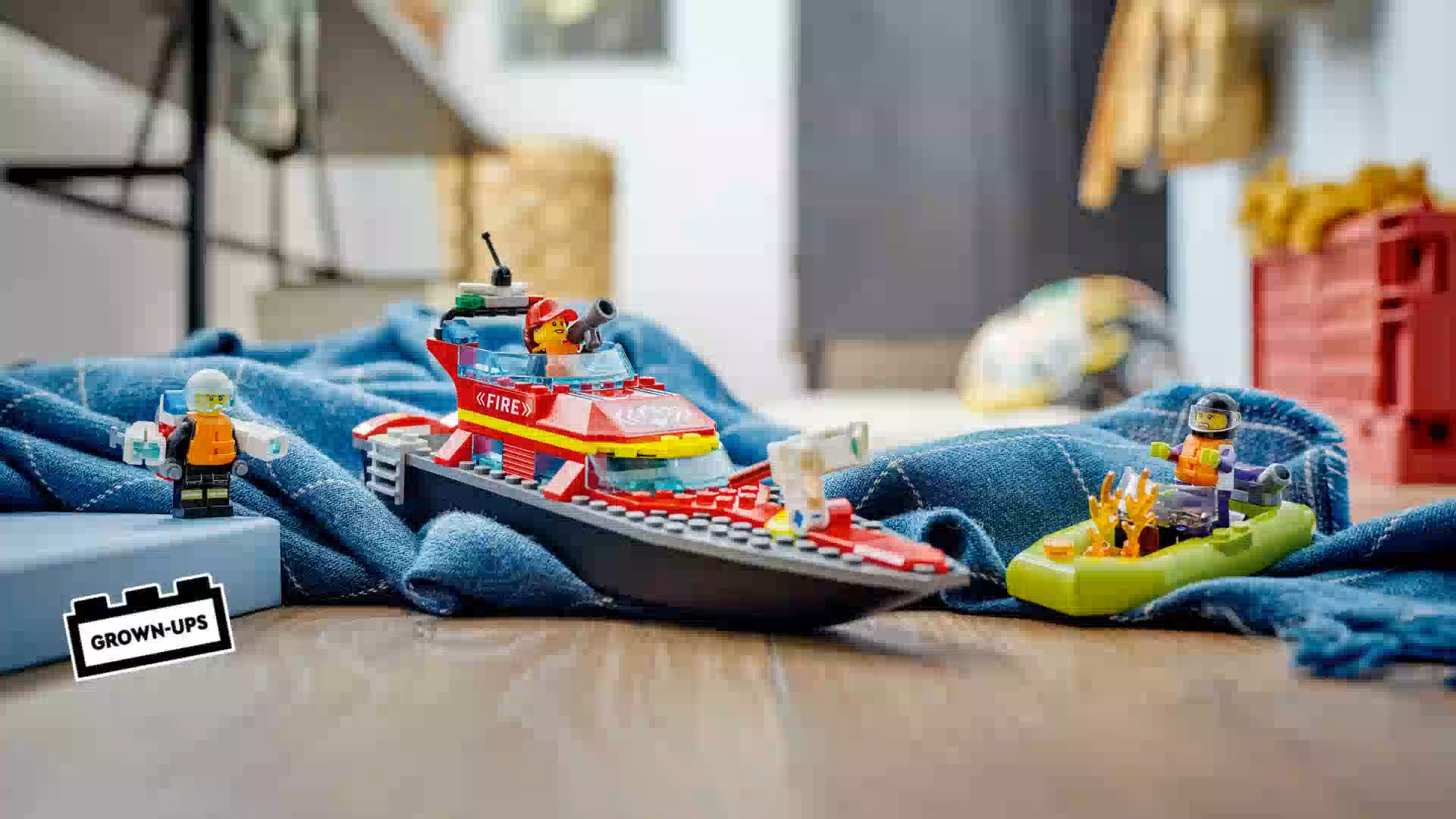 LEGO® City 60373 Fire Rescue Boat Age 5+ Building Blocks 2023