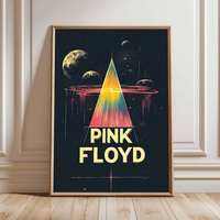MOETCH | Rock Band Pink Floyd Anime Poster Wall Art For Home Bar Cafe Movie Theater Decor DIY Vintage Print For Un