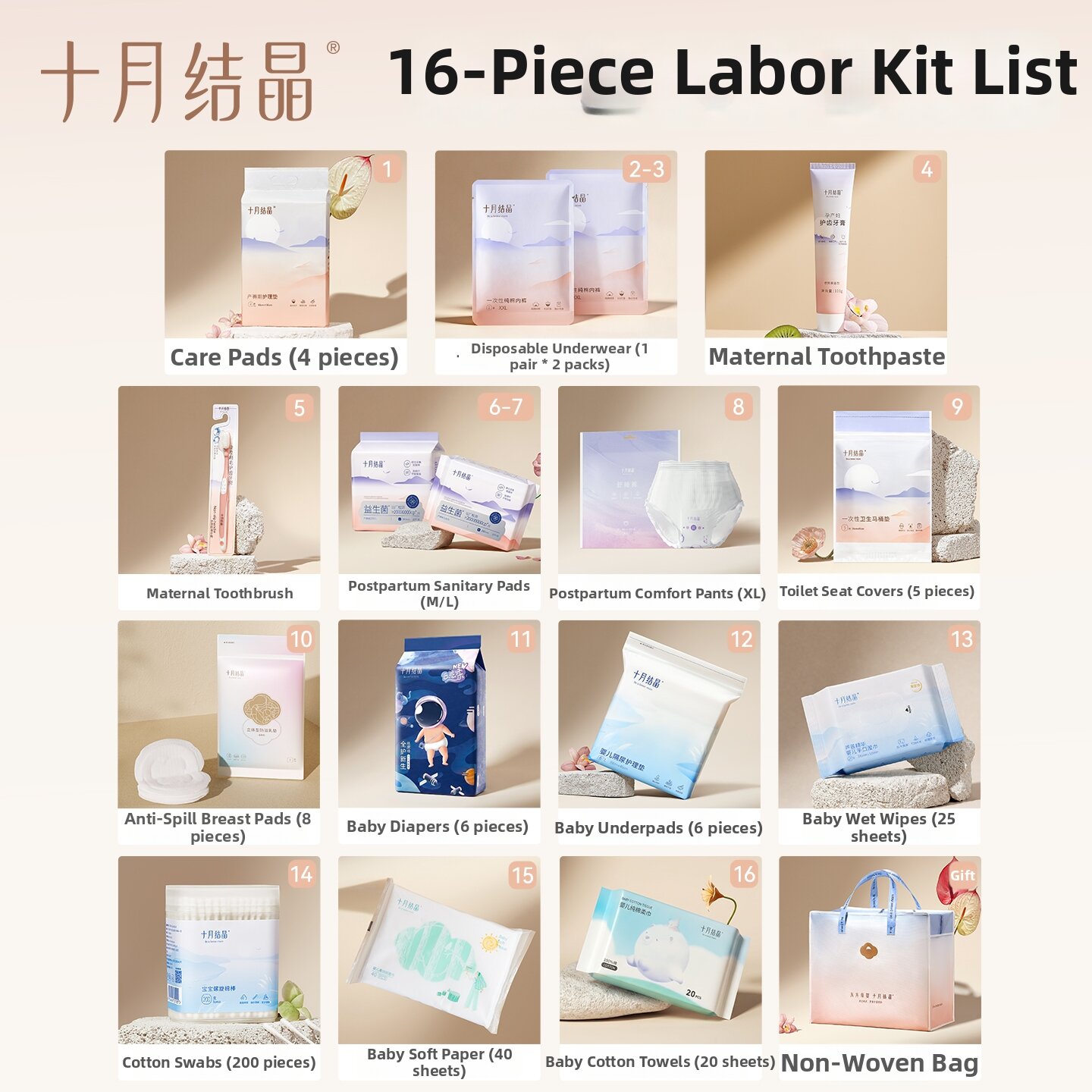 SHI YUE JIE JING | Maternity and Postpartum Care Set