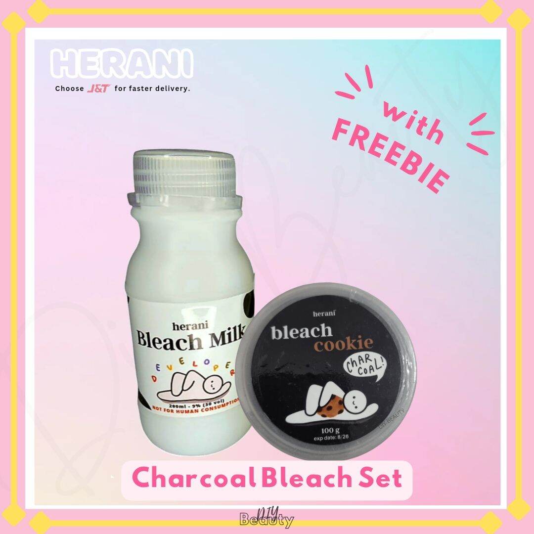 Authentic Herani Hair Bleach Set ️ (Milk/Charcoal) w/COD and Freebies
