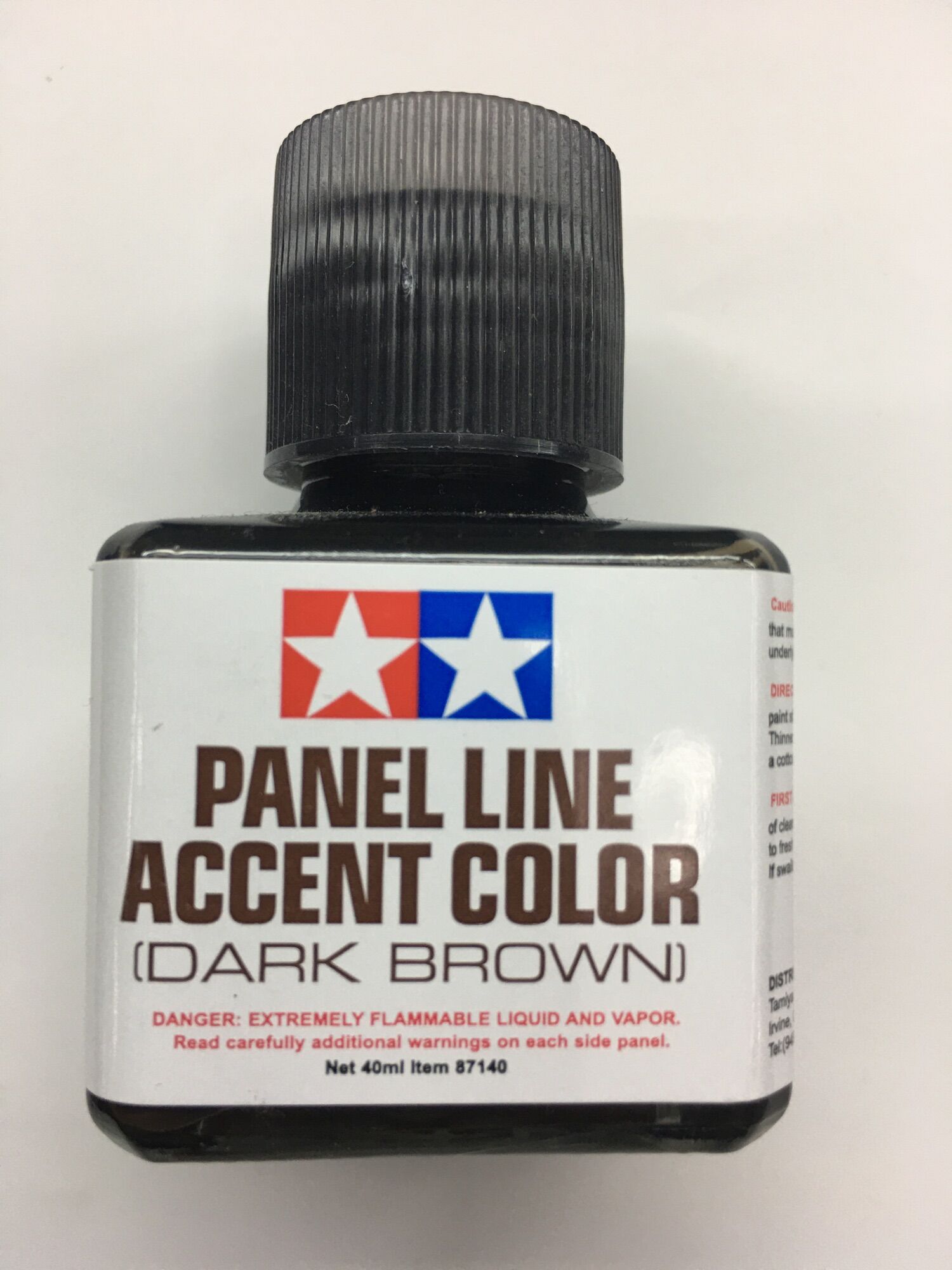 Tamiya Panel Line Accent Color Dark Brown ENAMEL PAINT 87140