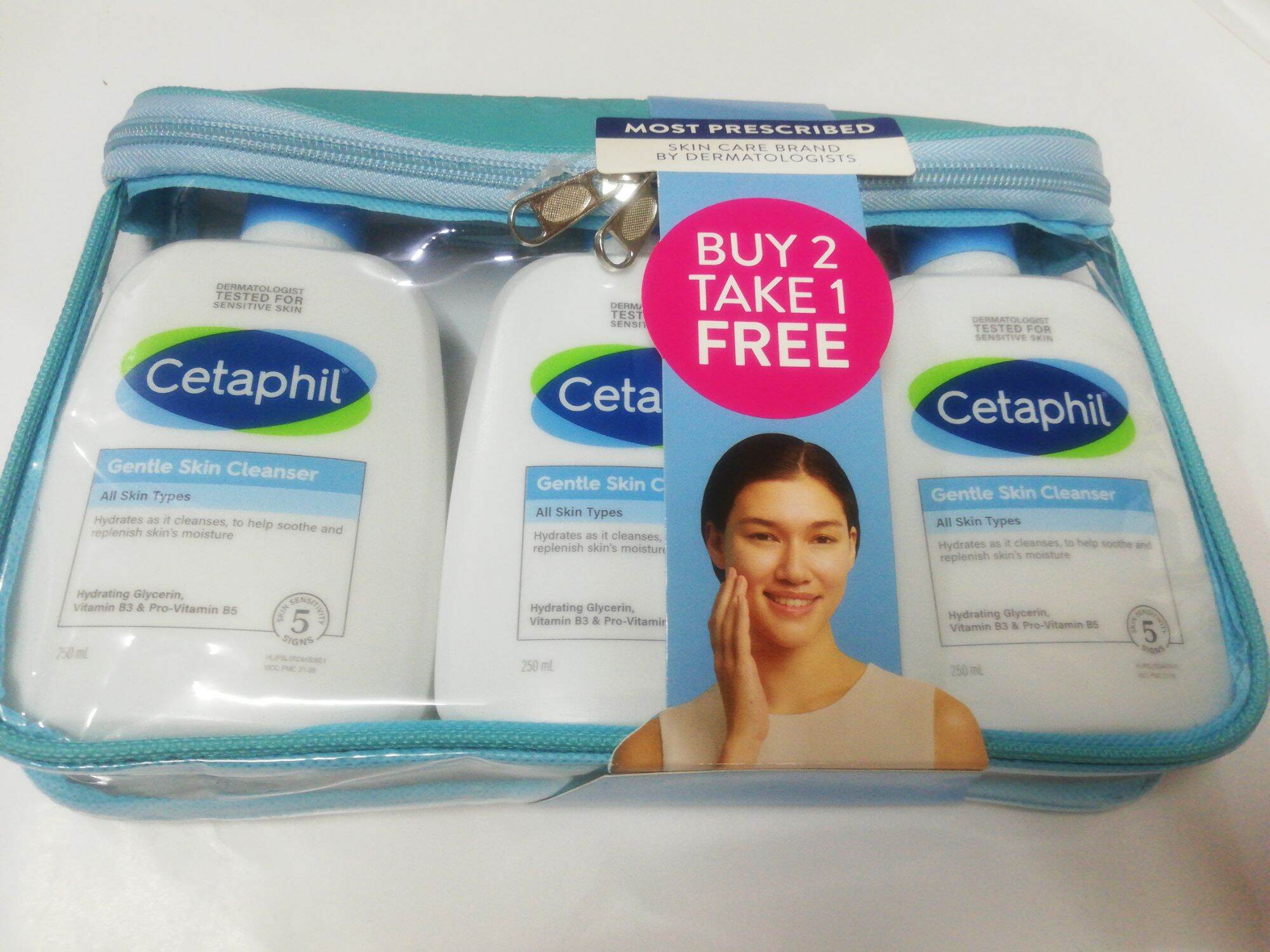 cetaphil skin cleanser 250ml 2+1