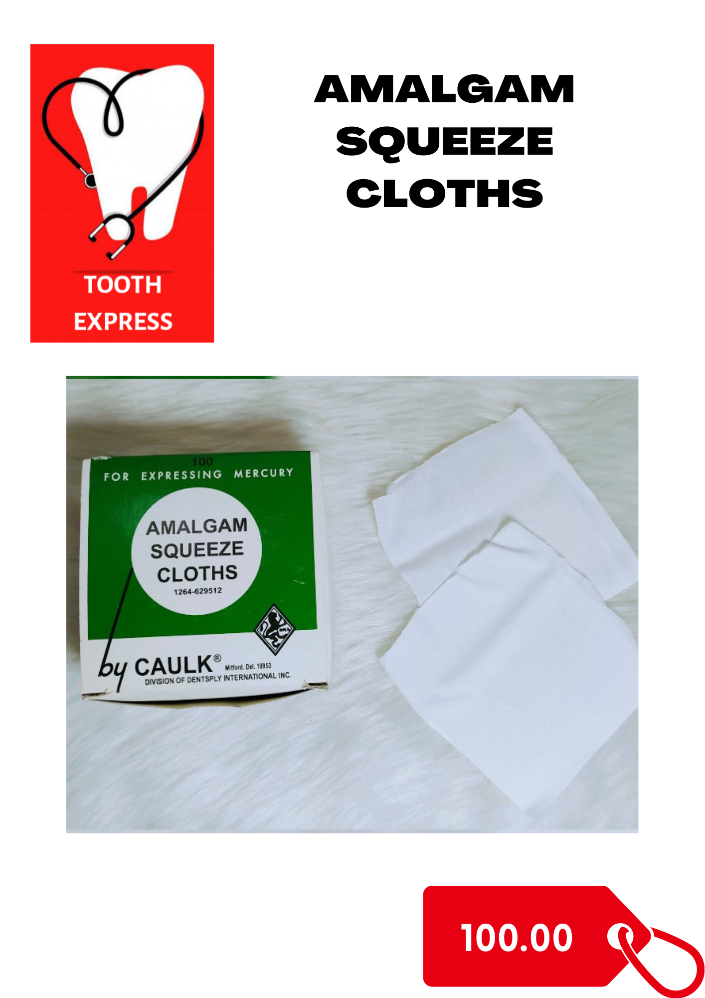 Dental Amalgam Squeeze Cloth Lazada PH
