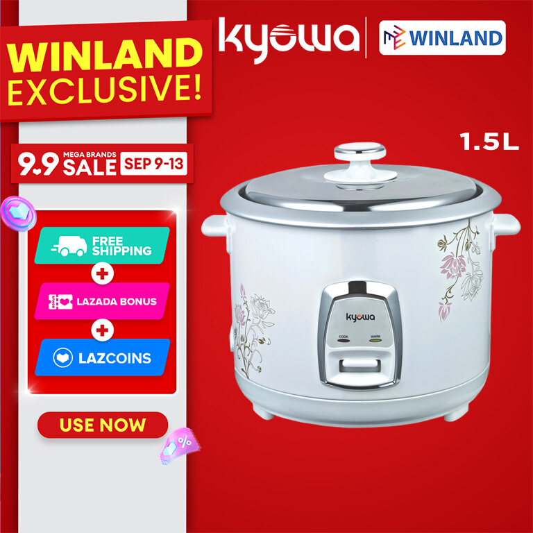 Kyowa 1.5L Rice Cooker KW-2014, serves 4-5 cups