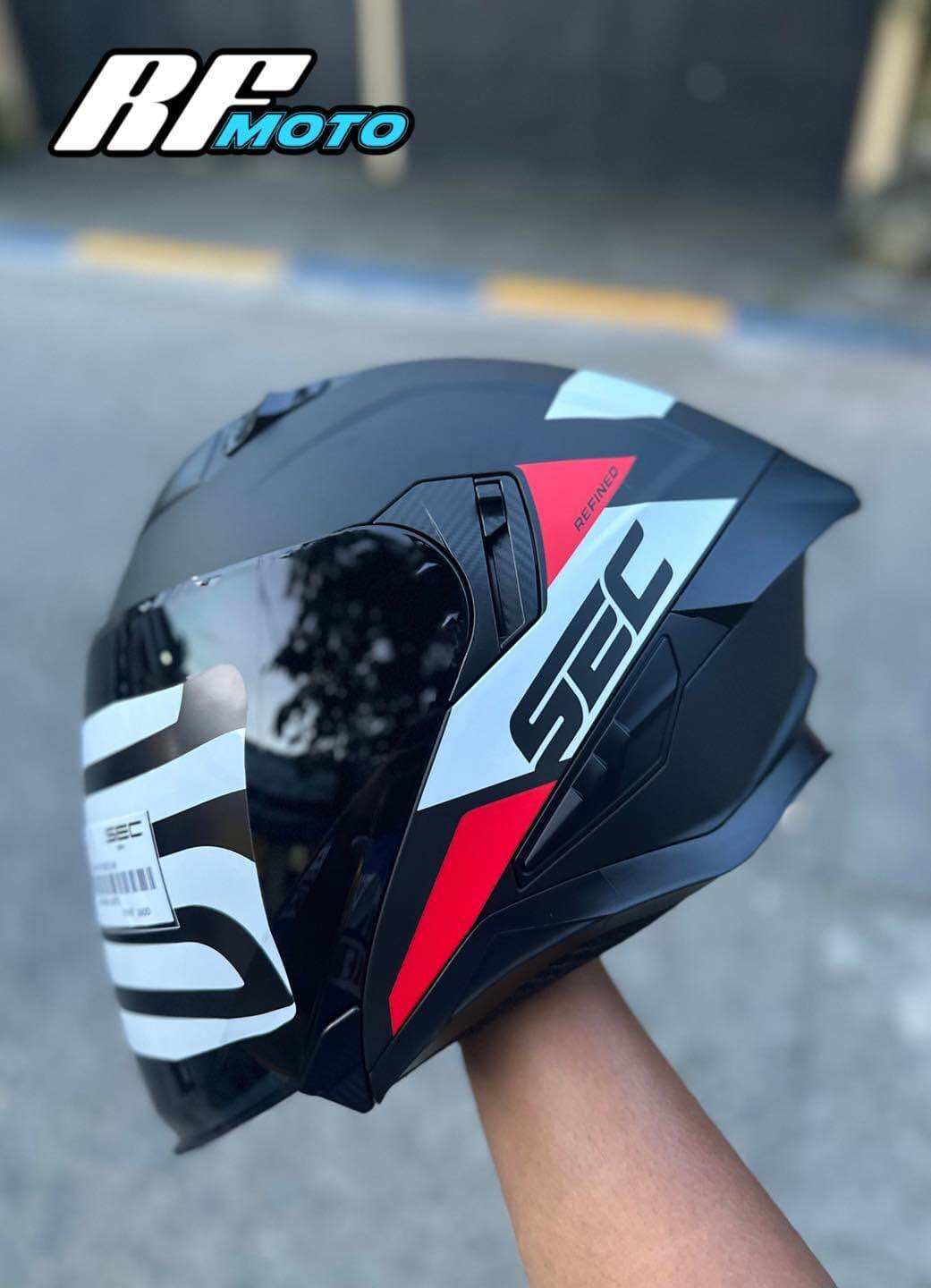 Sec Refined Half Face Dual Visor Helmet