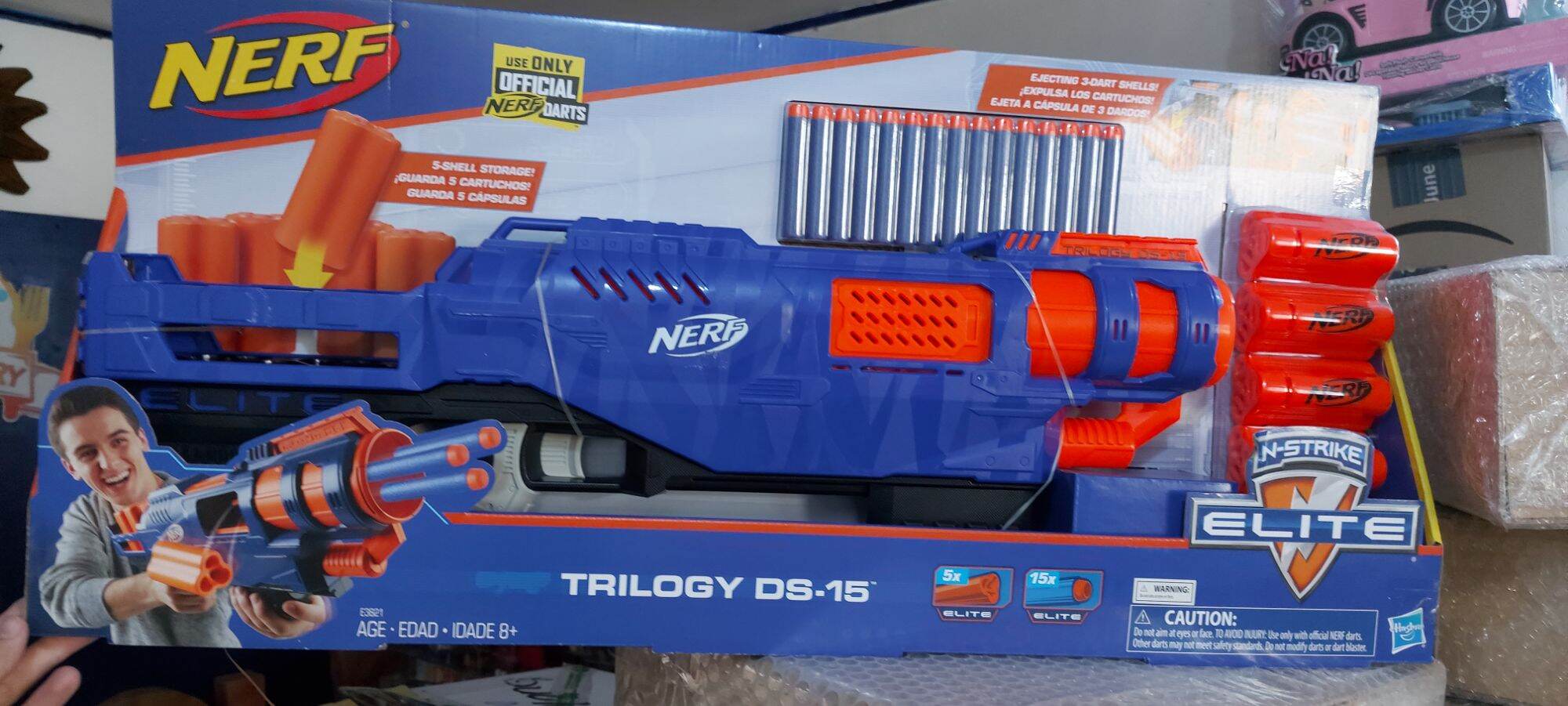 Pistola Nerf Elite Trilogy Ds15 Hasbro 