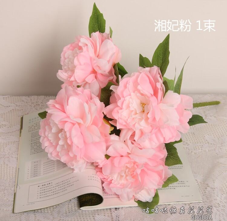 Model 5 Head Hibiscus Peony To Flowers Artificial Flower Wedding Can Zhuo Hua Diy Boquet Holder Furniture Decorative Flower Lazada Ph