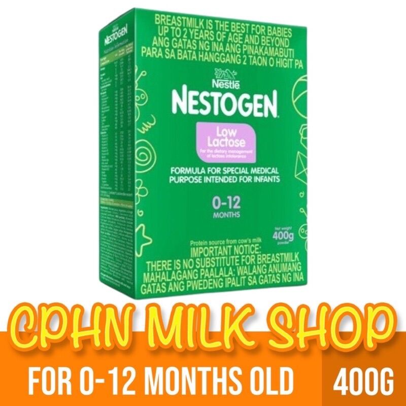 Nestogen Low Lactose 400g 012 Months Old Infant Formula Lazada PH