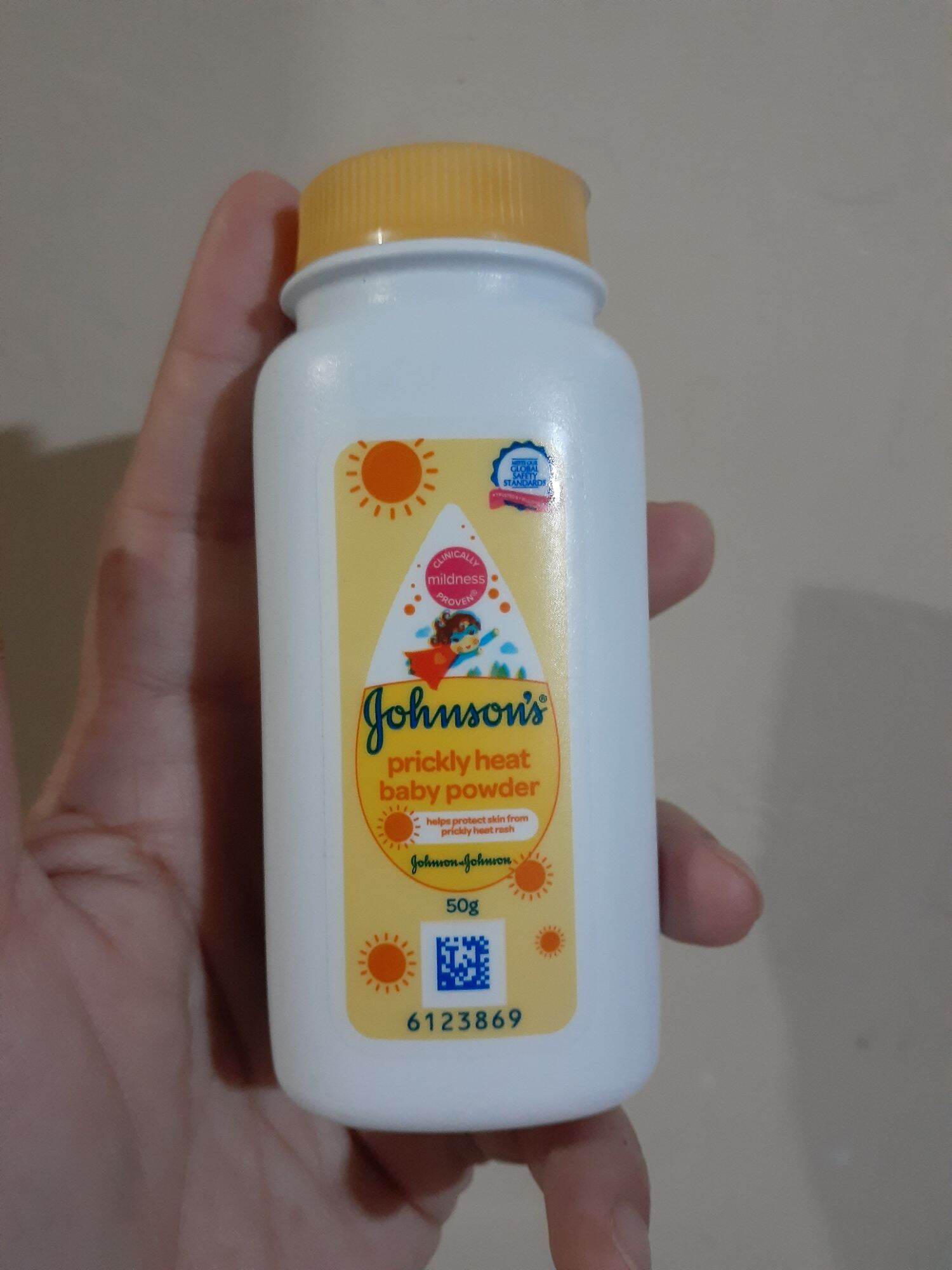 Johnsons prickly heat baby powder 50g Lazada PH