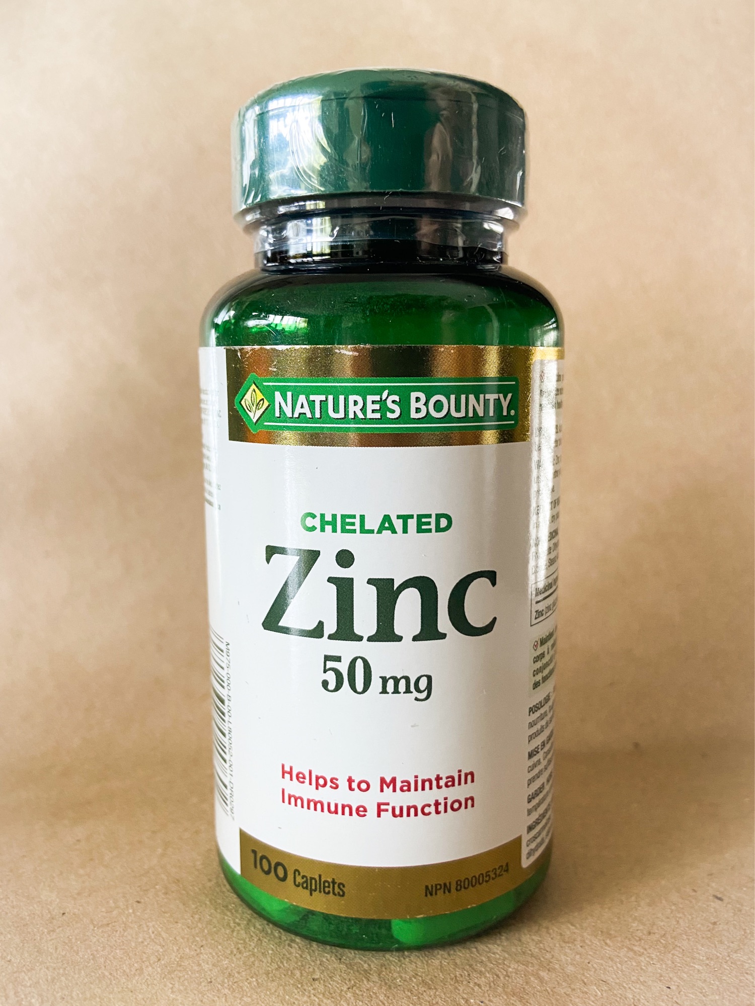 Natures Bounty Zinc 50 Mg 100 Capsules Lazada Ph 4565
