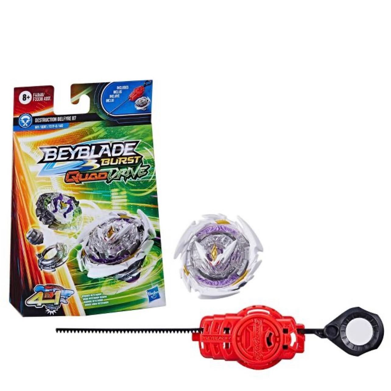 Beyblade Burst Quad Drive Destruction Belfyre And Starter 