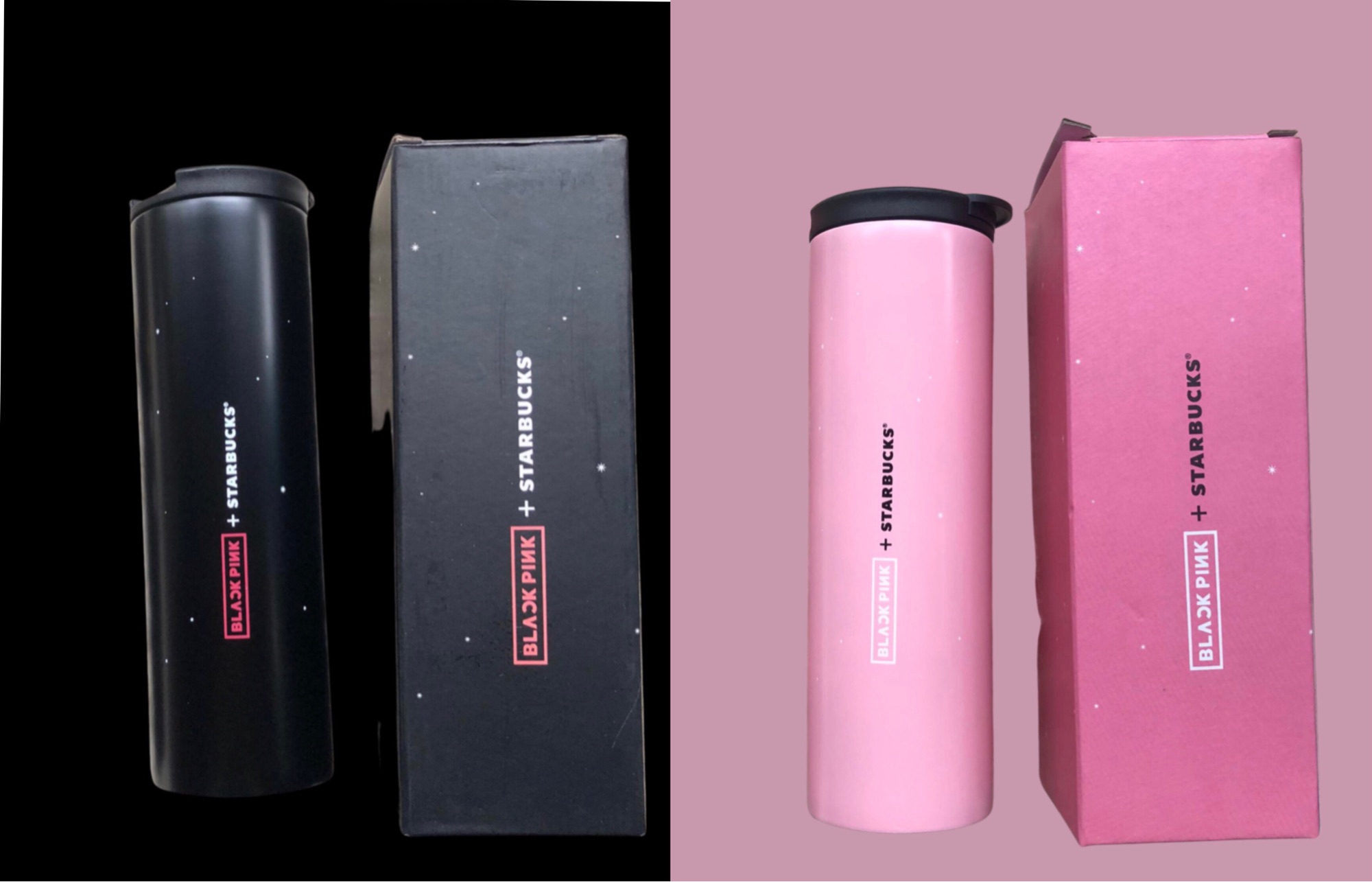 Starbucks + Black Pink Tumbler hot and cold stainless Lazada PH