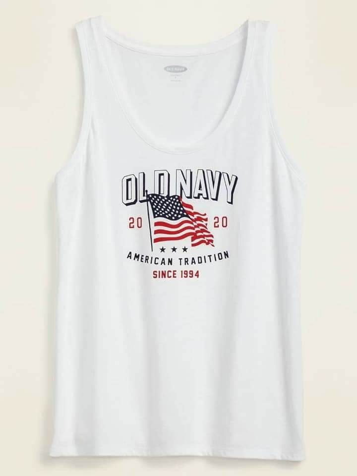 Matching Old Navy Flag Tank Top for Women