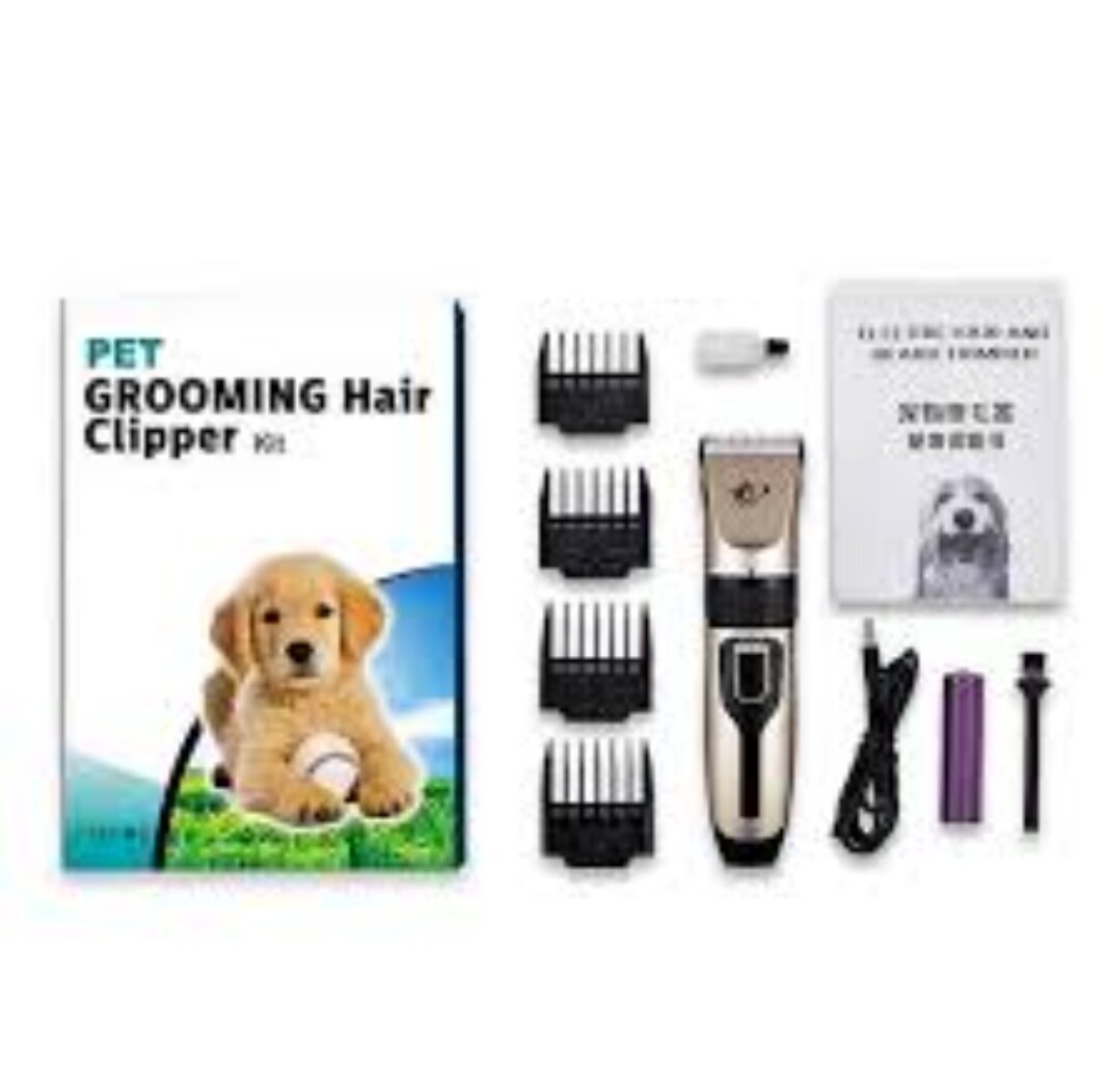 Pet Grooming Kit: Hair Trimmer & Clipper for Cats/Dogs