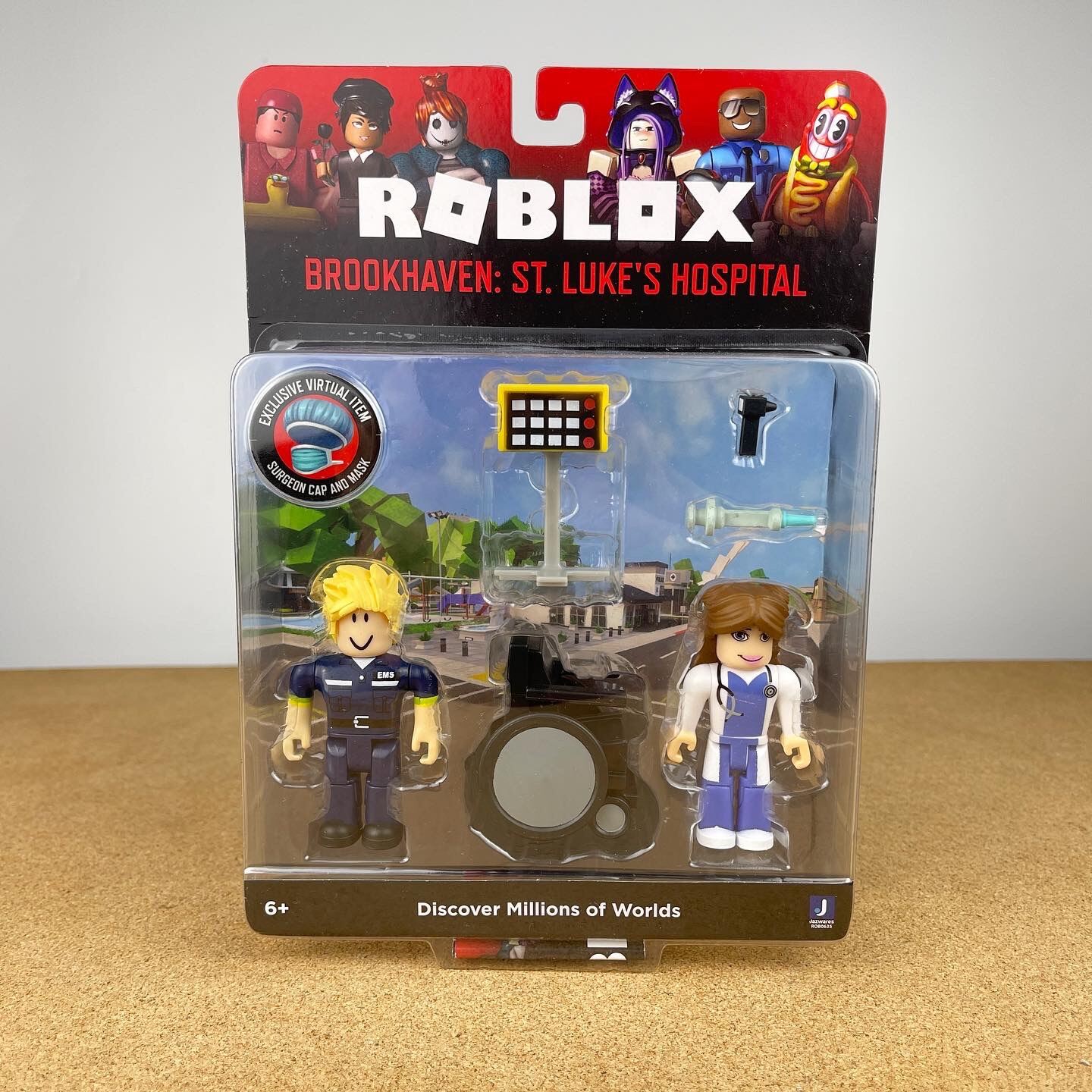 Roblox Brookhaven St. Luke's Hospital Figure Pack Brand new!!