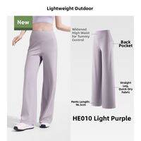 Beneunder | Slim Fit Wide Leg Pants for Women Thin Straight Yoga and Sport Trousers