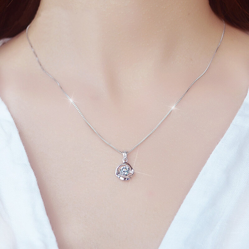 Platinum necklace for on sale girl