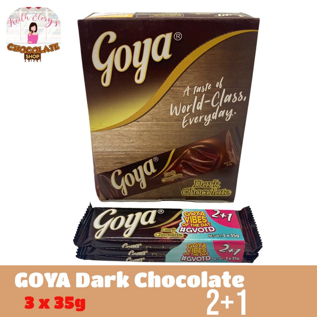 Goya Chocolate Bar (white Milk Chocolate Dark) 