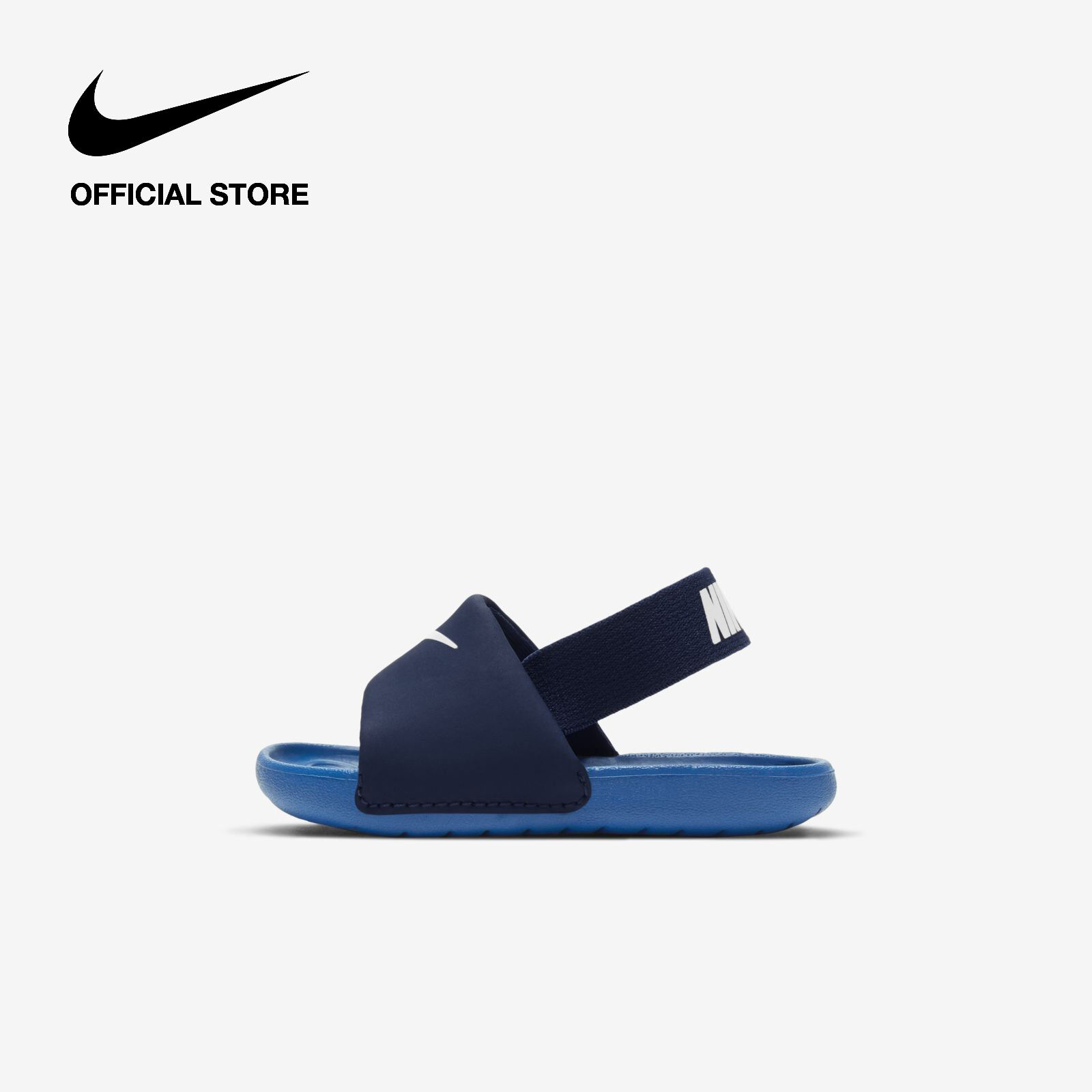 Nike kawa discount slide navy blue