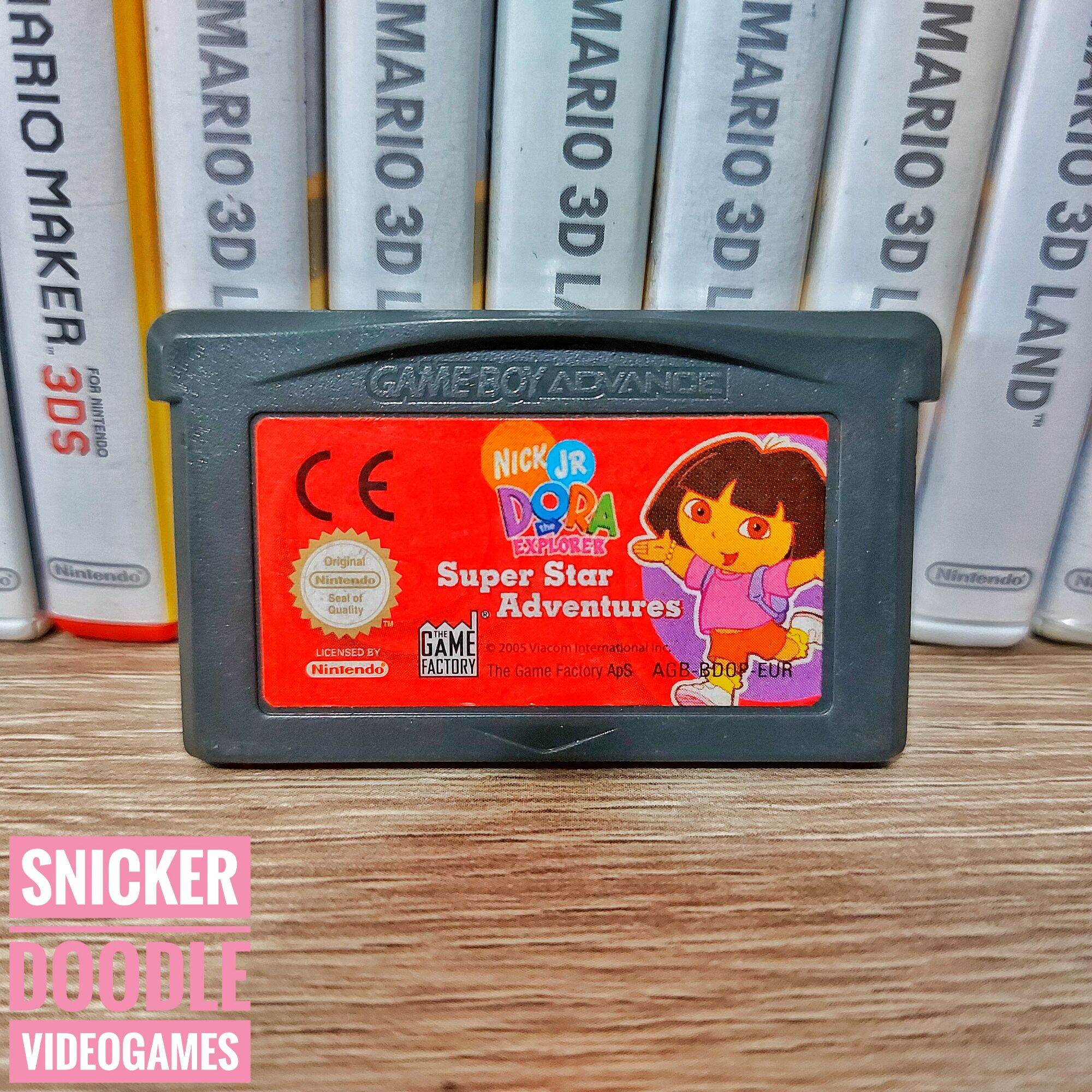 Game Boy Advance Games: Dora The Explorer•Lilo Stitch•Curious