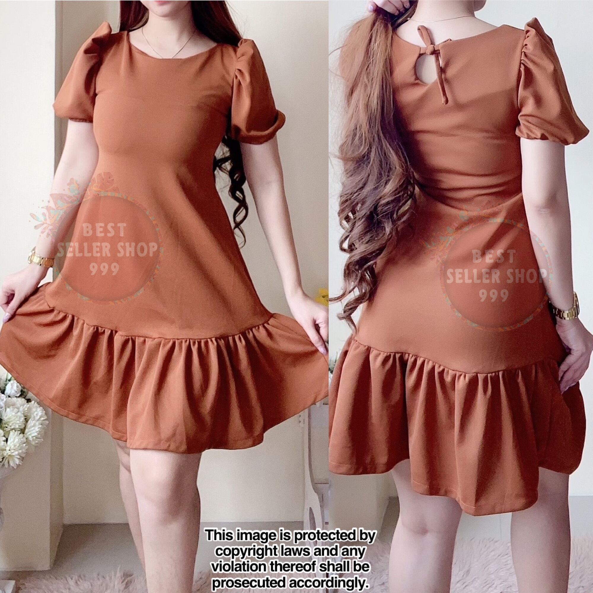 Best Seller Nabi Puff Sleeves Dress