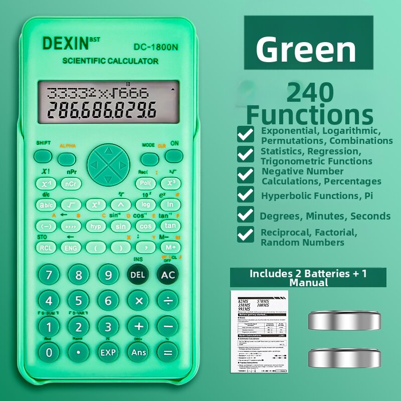 ZEEGO | Scientific Function Calculator for Students and Professionals Multifunctional Examination Dedicated